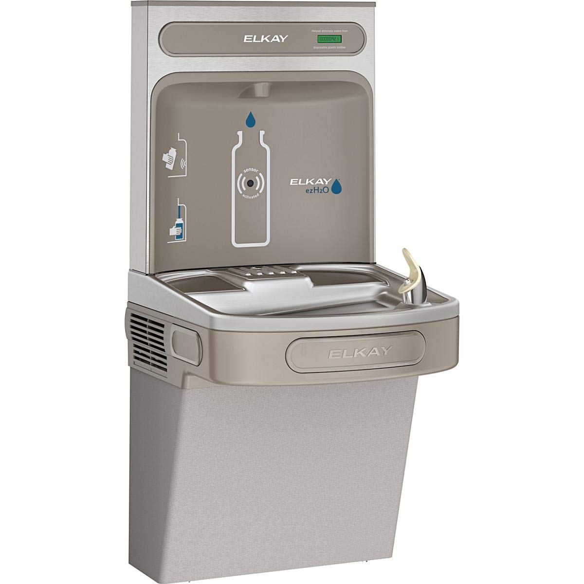 Elkay ezH2O Bottle Filling Station & Single ADA Cooler Filtered Refrigerated