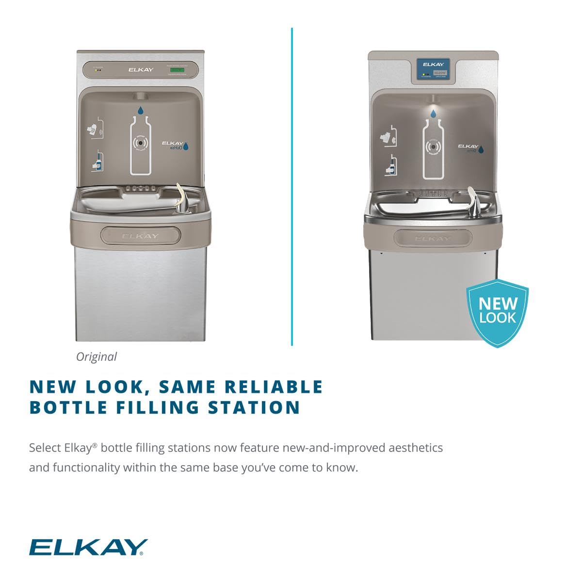 Elkay ezH2O Bottle Filling Station & Single ADA Cooler Filtered Refrigerated