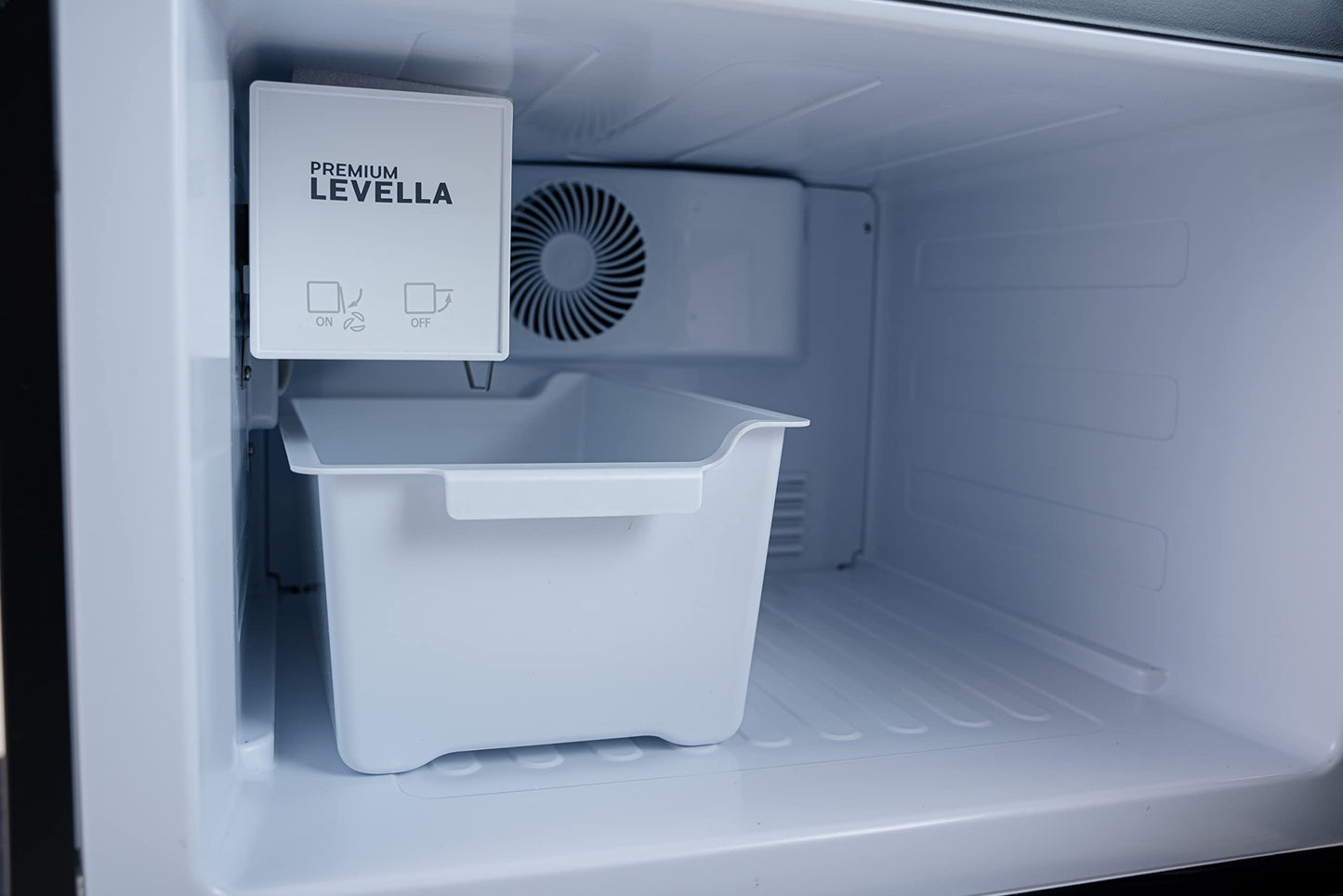 PremiumLevella PRF90DX Glass Door Display Refrigerator Commercial Beverage Cooler Merchandiser With Customizable Lightbox