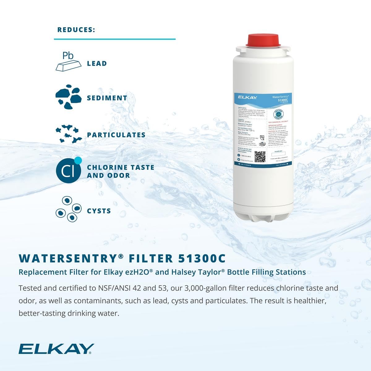 Elkay ezH2O Bottle Filling Station & Single ADA Cooler Filtered Refrigerated