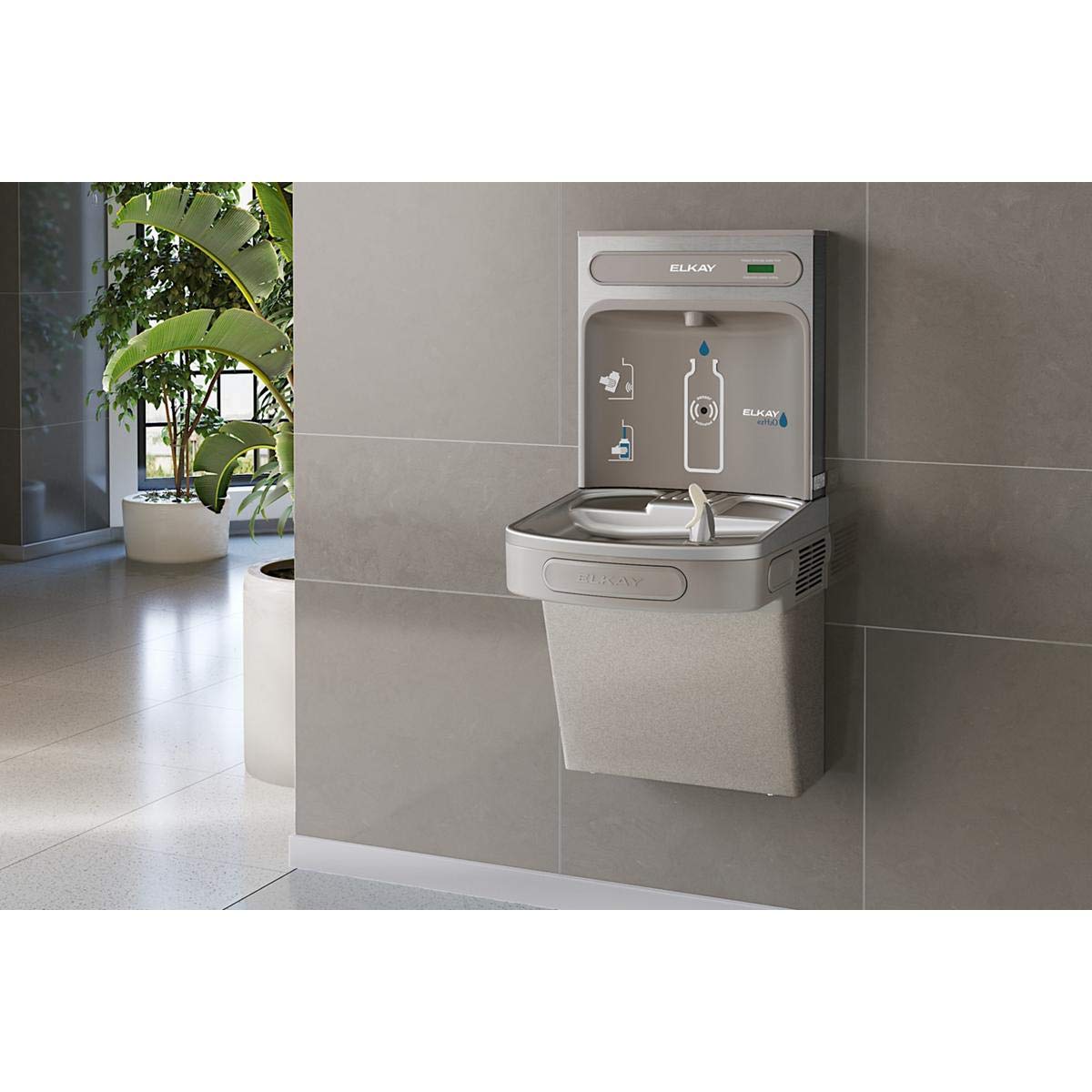 Elkay ezH2O Bottle Filling Station & Single ADA Cooler Filtered Refrigerated