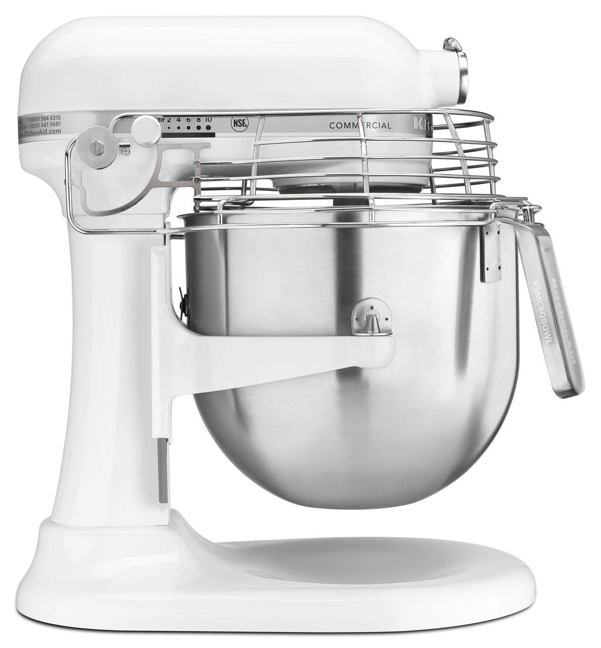 KitchenAid NSF Certified Commercial Series 8-Qt Bowl Lift Stand Mixer