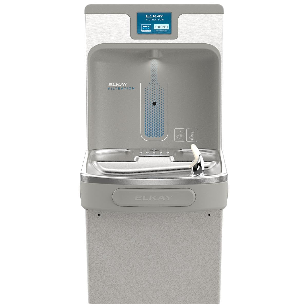Elkay ezH2O Bottle Filling Station & Single ADA Cooler Filtered Refrigerated