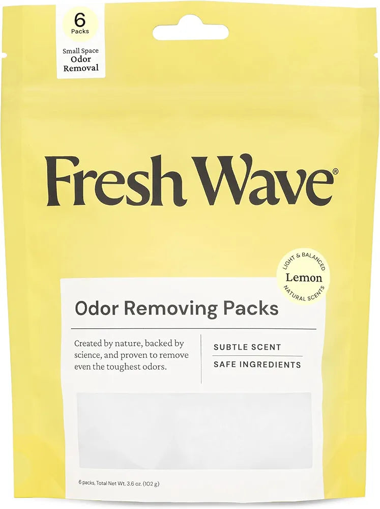 Lemon Odor Eliminating Packs, 6-Pack
