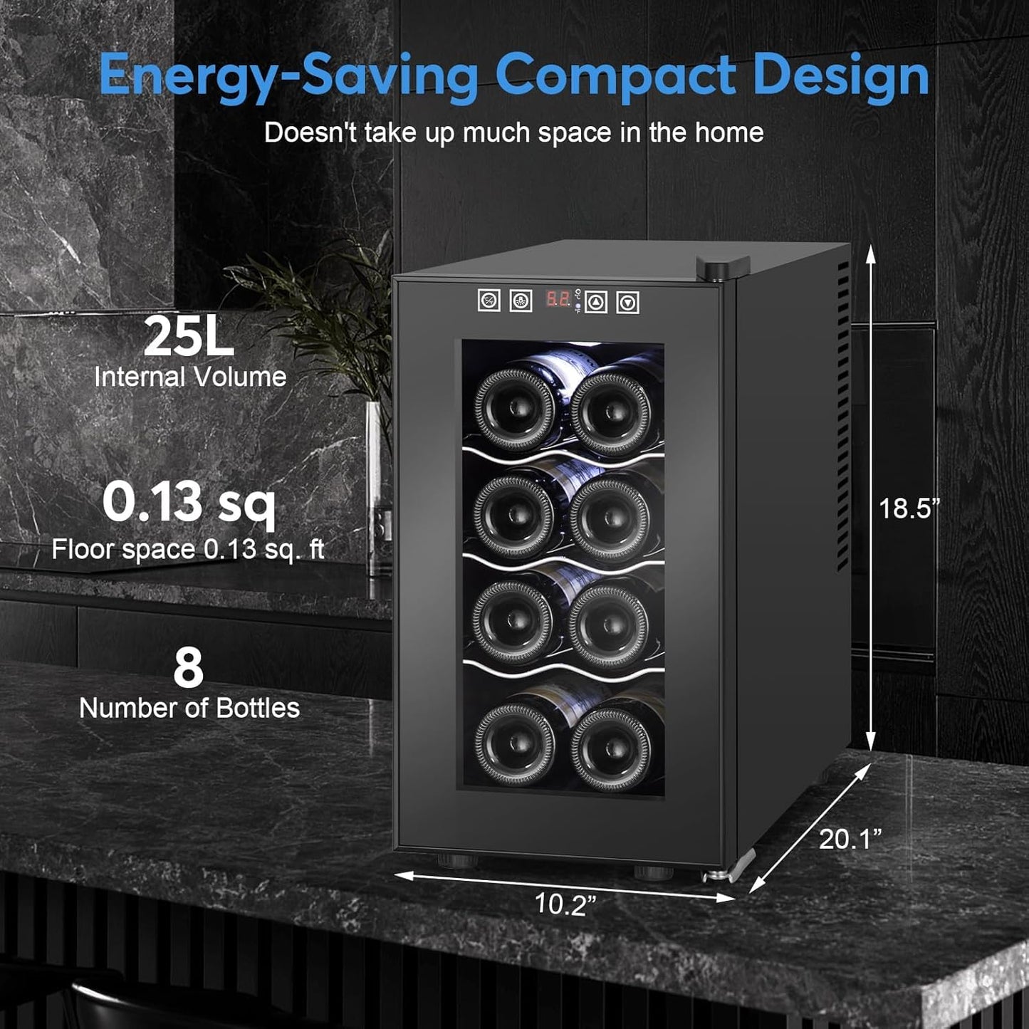180 Bottles Wine Fridge 24 Inch Dual Zone Wine Cooler Refrigerator Freestanding Wine Refrigerator with Glass Door and Safety Lock, Large Wine Cellar for Home, Office, Kitchen