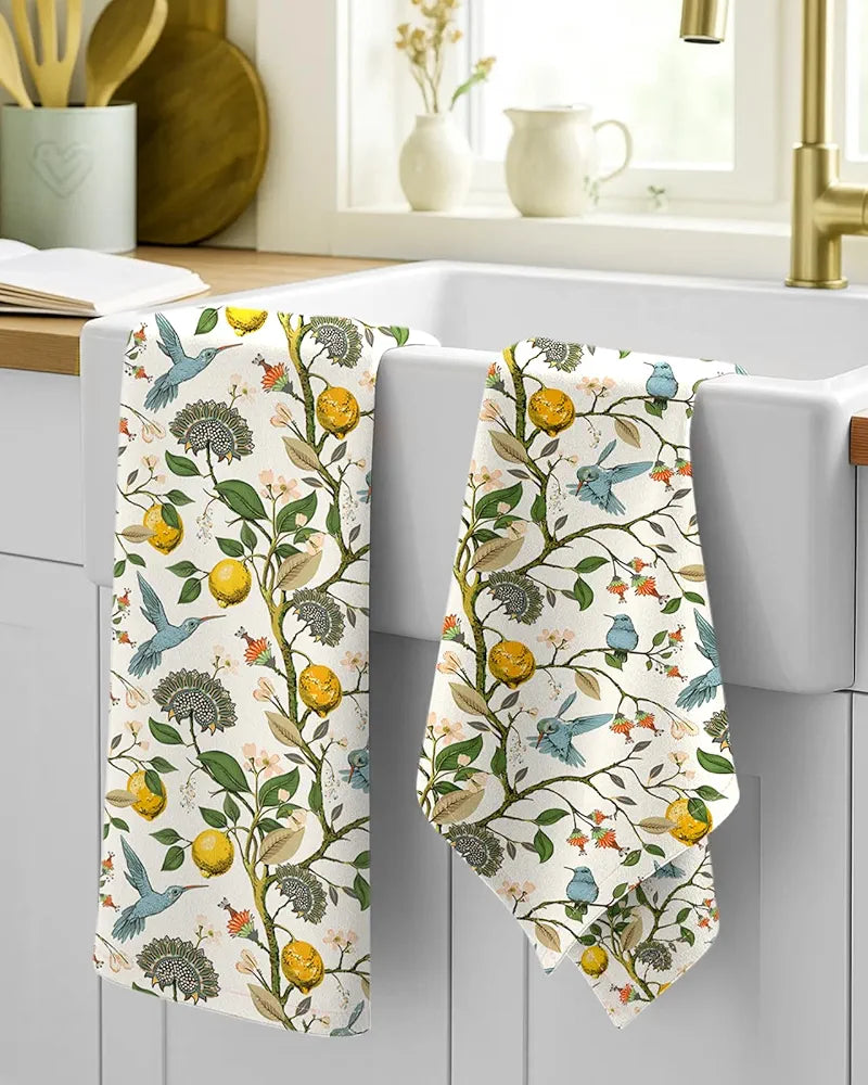 Flour Sack Kitchen Towels, Set of 2