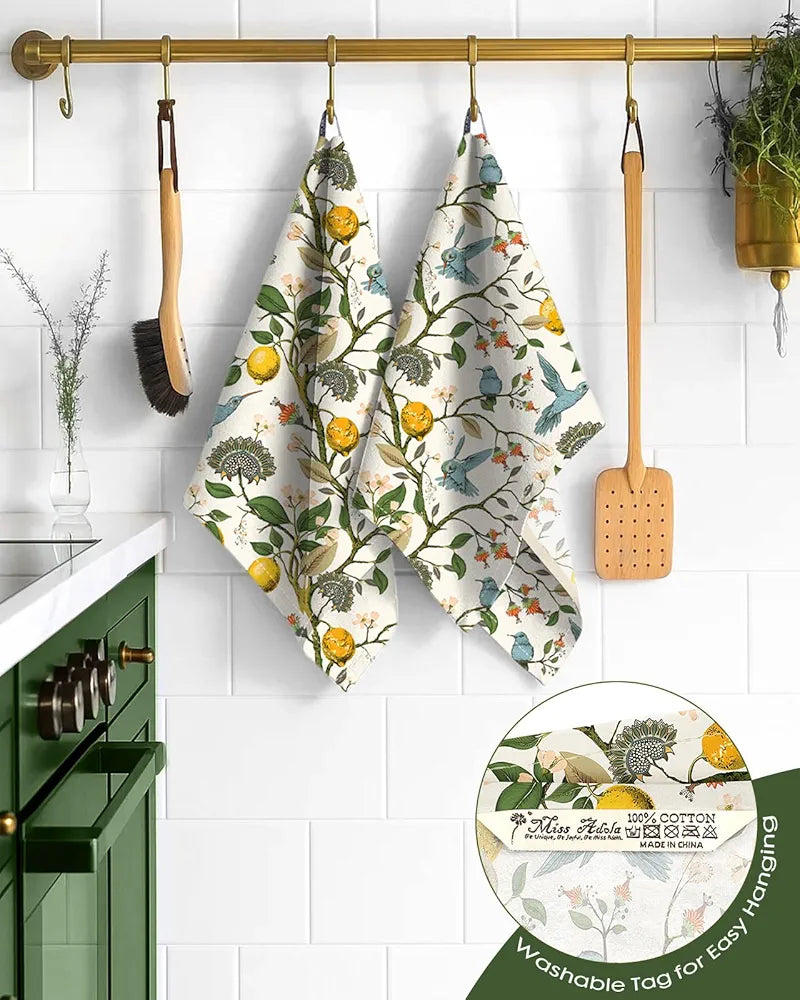 Flour Sack Kitchen Towels, Set of 2
