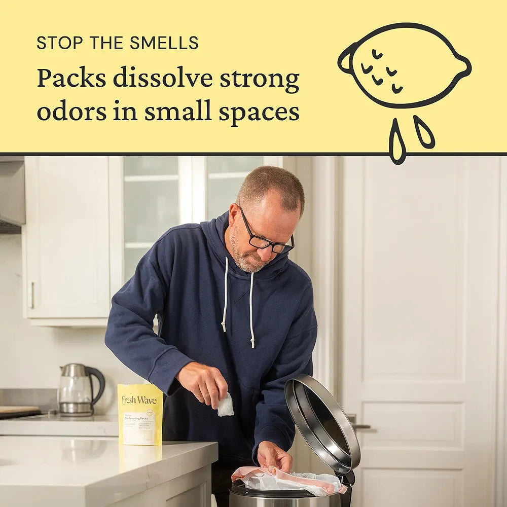 Lemon Odor Eliminating Packs, 6-Pack