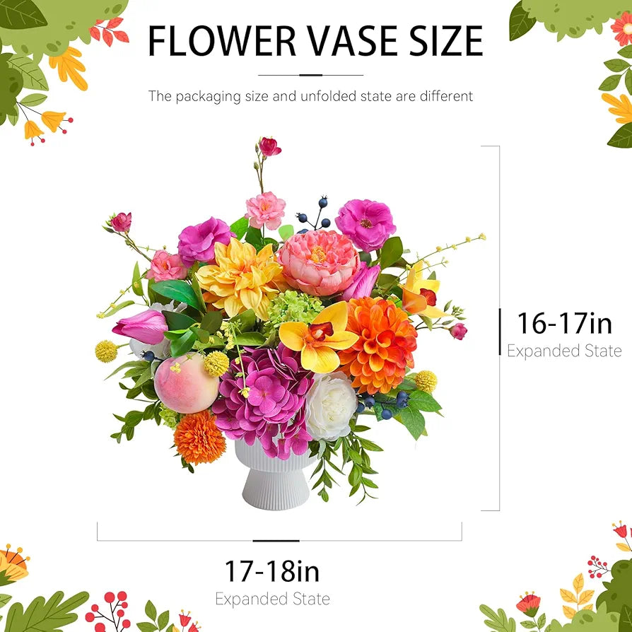 Artificial Floral Arrangement in Vase