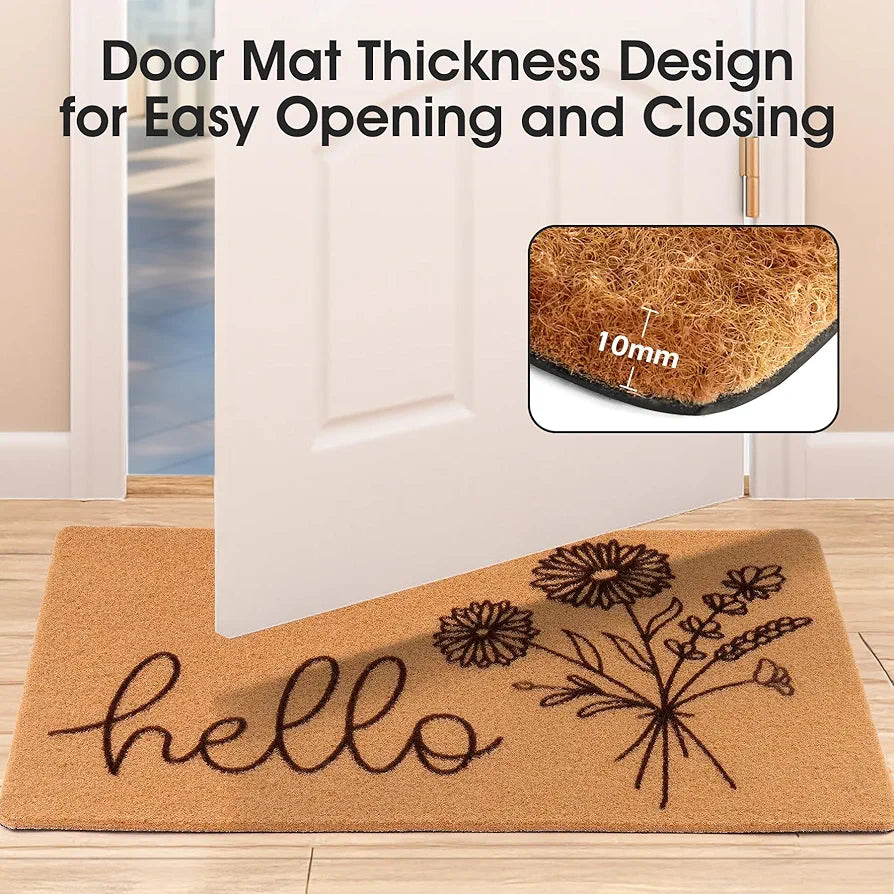 Floral Spring Welcome Doormat