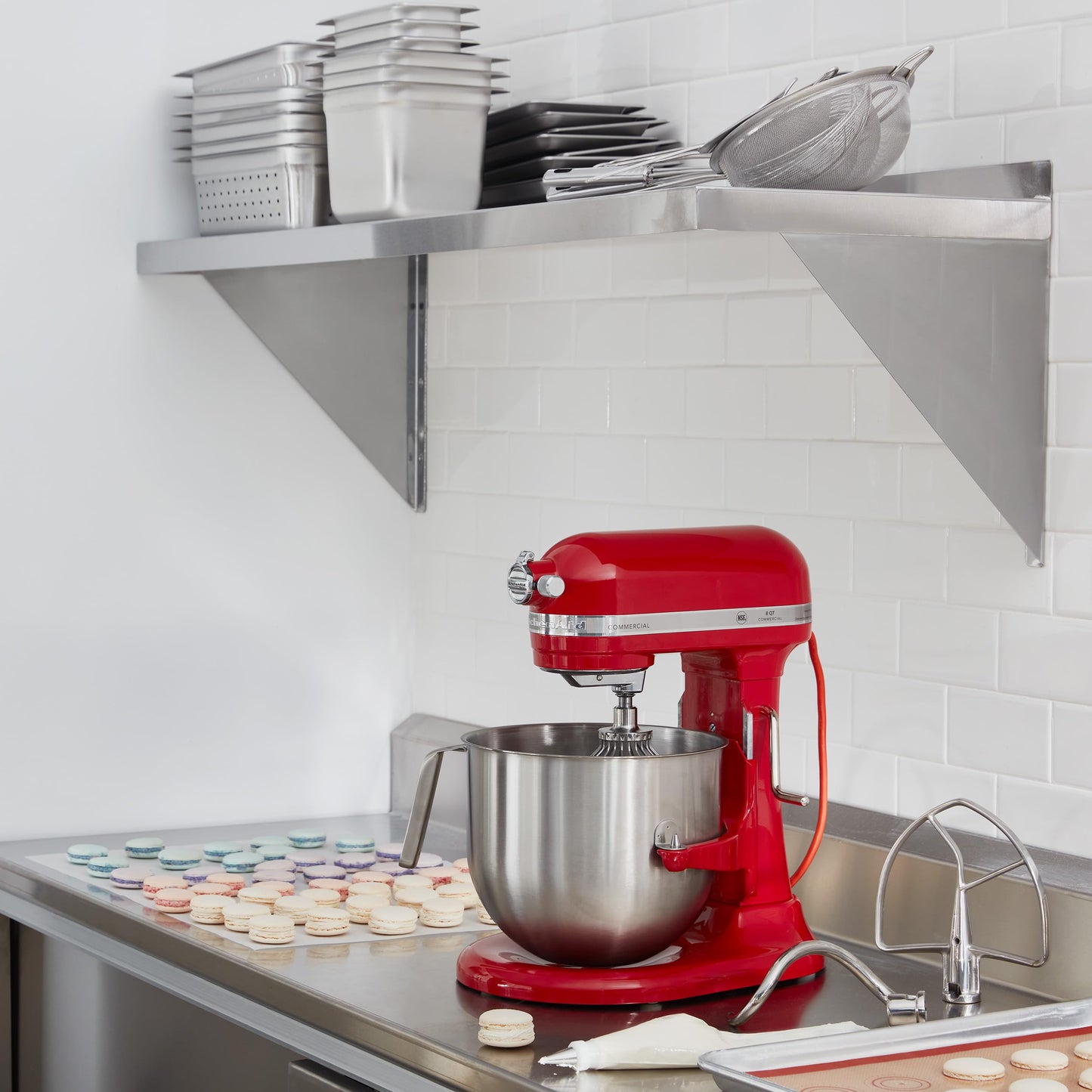 KitchenAid NSF Certified Commercial Series 8-Qt Bowl Lift Stand Mixer