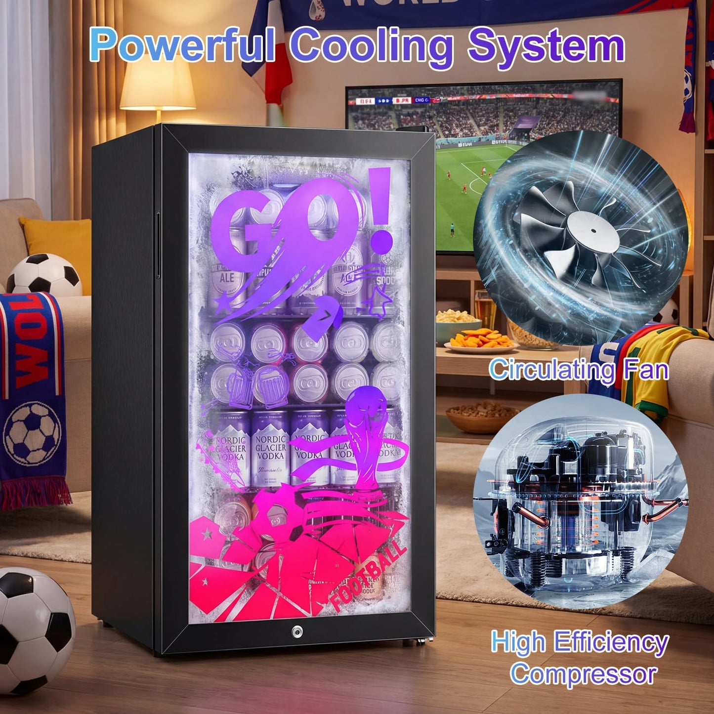 180 Bottles Wine Fridge 24 Inch Dual Zone Wine Cooler Refrigerator Freestanding Wine Refrigerator with Glass Door and Safety Lock, Large Wine Cellar for Home, Office, Kitchen