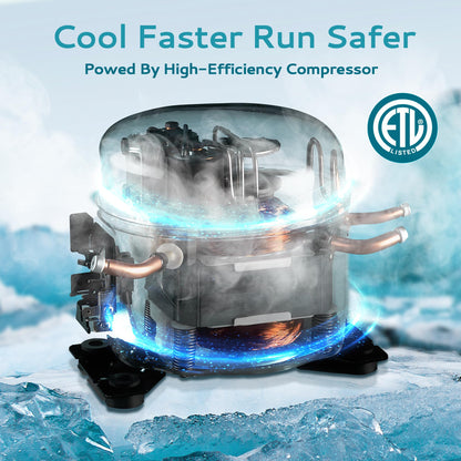 EUHOMY Commercial Ice Maker Machine, Industrial Ice Machine, 250Lbs Storage, Ice Ready in 11-20min, Stainless Steel Ice Maker for Bar/Cafe/Restaurant/Business