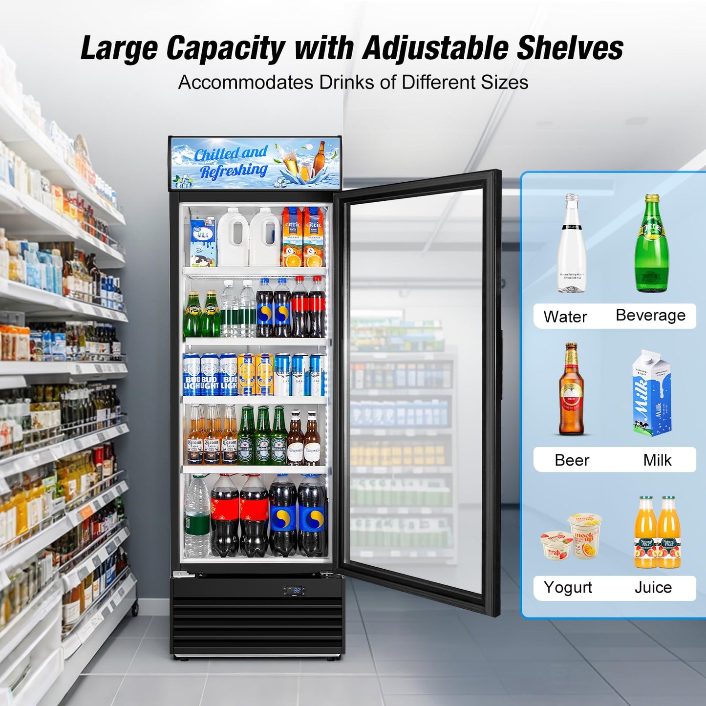 180 Bottles Wine Fridge 24 Inch Dual Zone Wine Cooler Refrigerator Freestanding Wine Refrigerator with Glass Door and Safety Lock, Large Wine Cellar for Home, Office, Kitchen