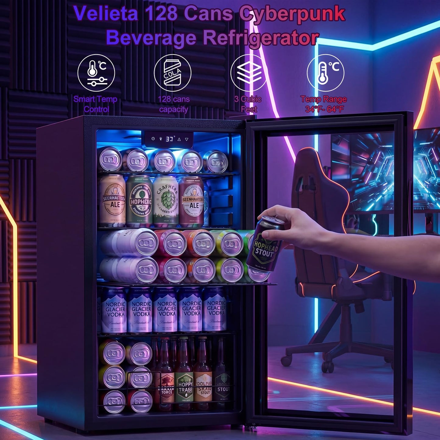 180 Bottles Wine Fridge 24 Inch Dual Zone Wine Cooler Refrigerator Freestanding Wine Refrigerator with Glass Door and Safety Lock, Large Wine Cellar for Home, Office, Kitchen