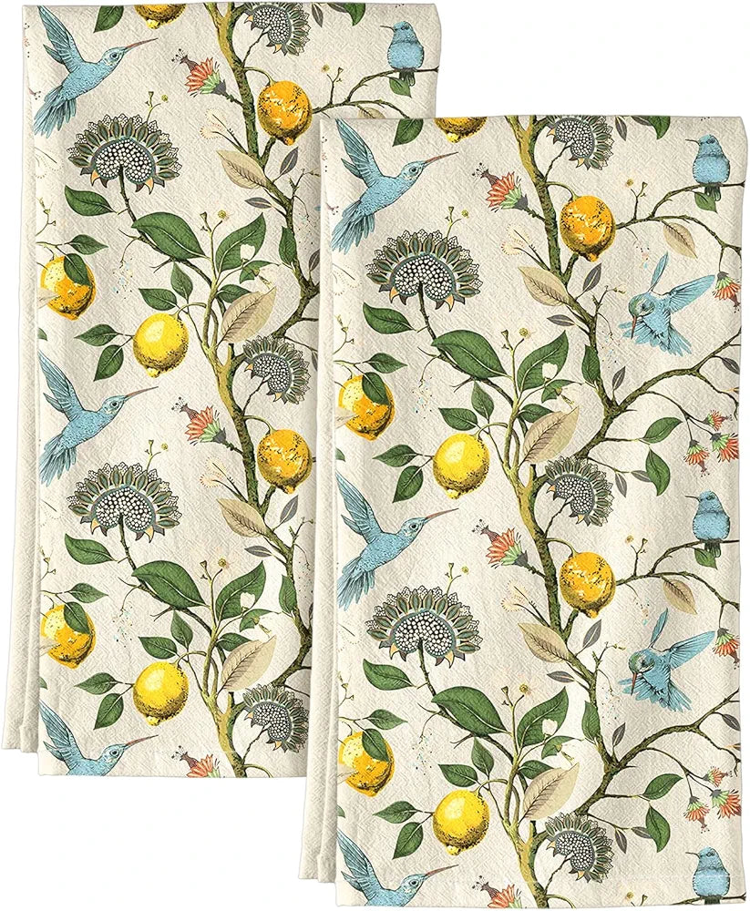 Flour Sack Kitchen Towels, Set of 2